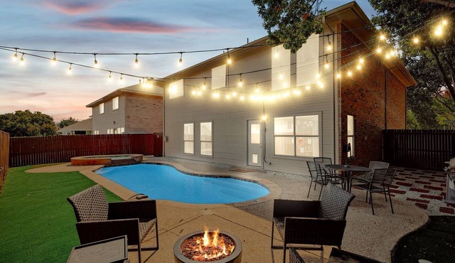 Modern Comforts & Classic Charm w Pool, 5BD