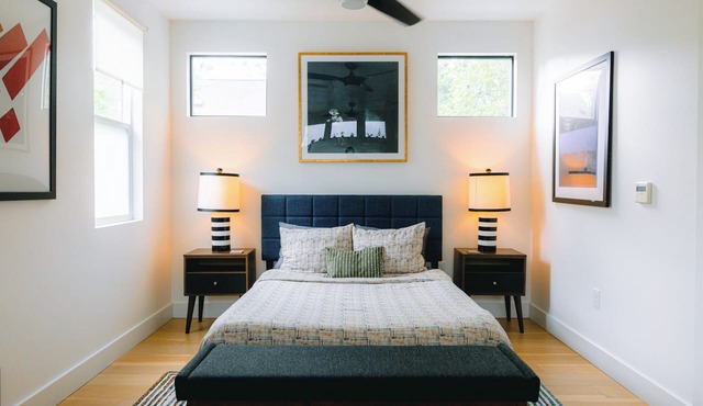 Modern Private Quiet East Austin Studio