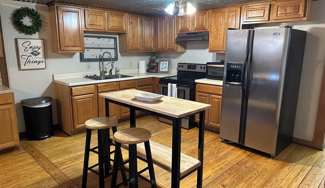 Nestled in the heart of downtown Lake Arthur, walking distance from food & fun!