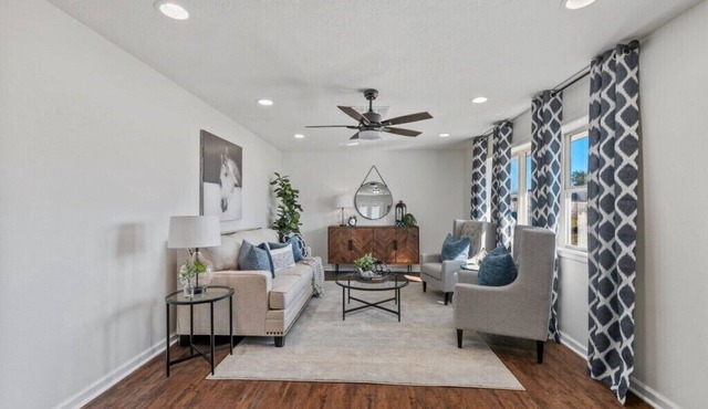New-Bright-Stylish-City Center 4 Bedroom 3 Bath Home with Office