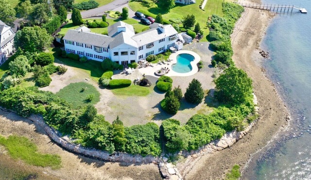 Oceanfront Cape Cod Home with Pool, Beach and View in Bourne