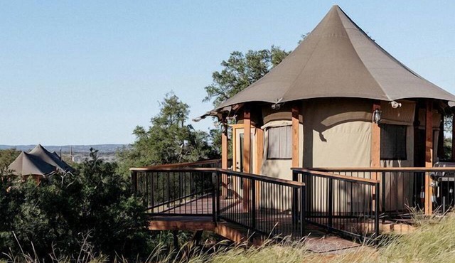 Pedernales River Retreat in this Lovely Tent Rental in Texas