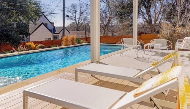 Pool, Hot Tub | Near UT Football + Downtown Austin