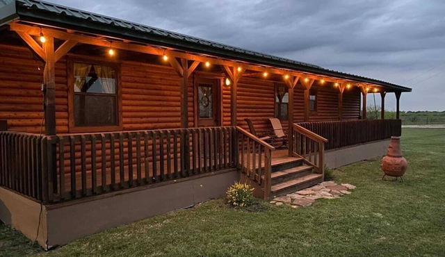 Private 165 Ac. Retreat with Lake Front Log Cabin
