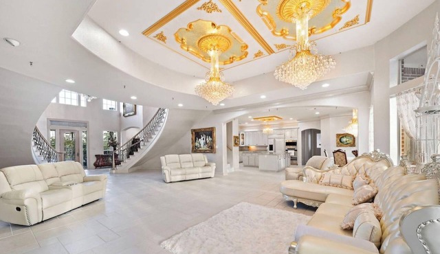 Private Mansion Retreat Basketball Court and More