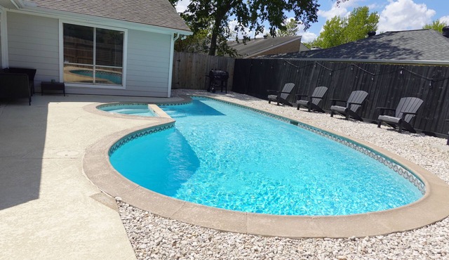 Private pool at The Stafford Oasis!