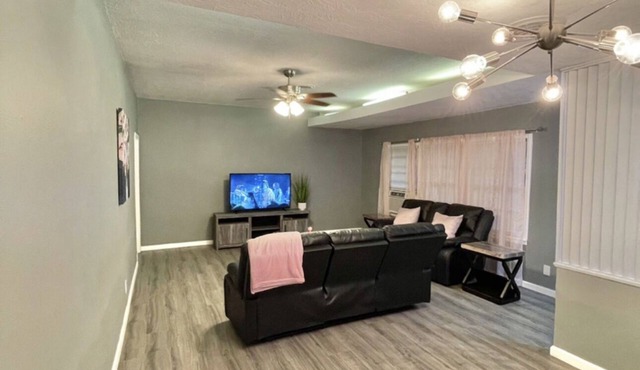 Relax with your family in this newly renovated home away from home.