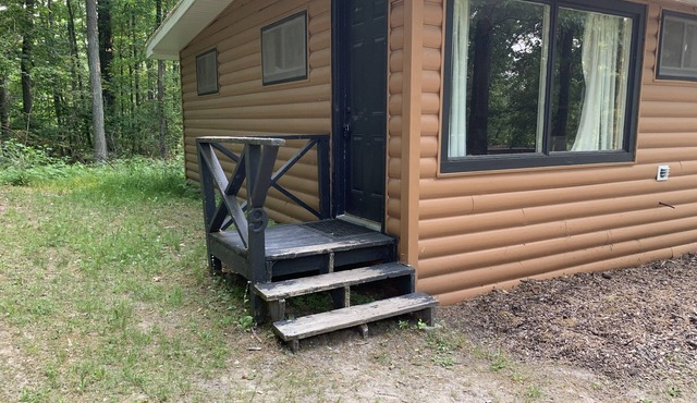 Rustic cabins in secluded campground with lake access and woods to wander in. in Tipton