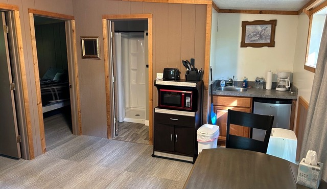 Rustic cabins in secluded campground with lake access and woods to wander in. in Tipton