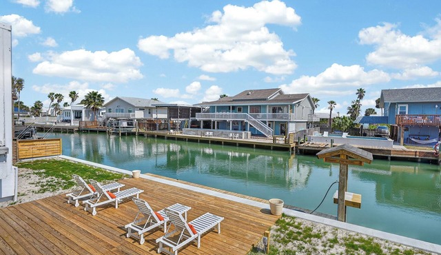 Salty Sandpiper | Canal Front Dream + Boat Dock