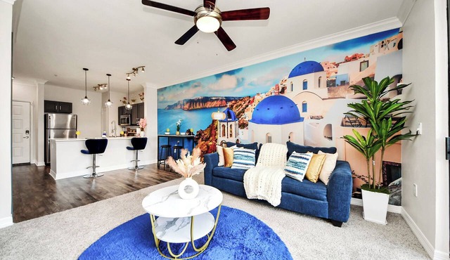 Santorini - 2BR/2Bath/NRG/Med Center/Pool/Gym/Sleeps 6