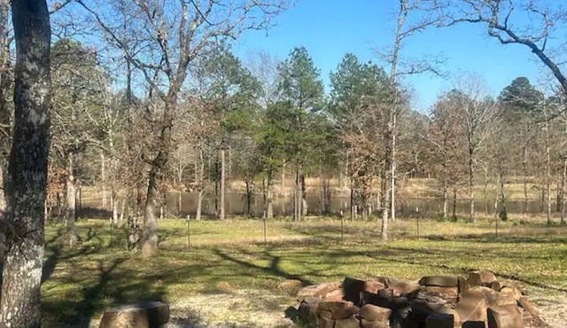 Serenity Lodge/Volleyball court & 3 ponds firepit