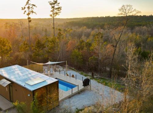 Sol - Hilltop Mirror Cabin, Pool, Sunset Views