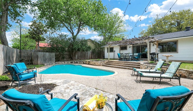 Spacious, 4-bedroom house with private pool in a walkable location.