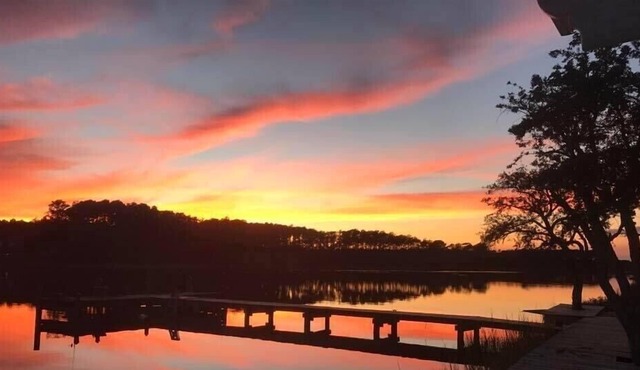 Sunsets on Williston Creek in Williston