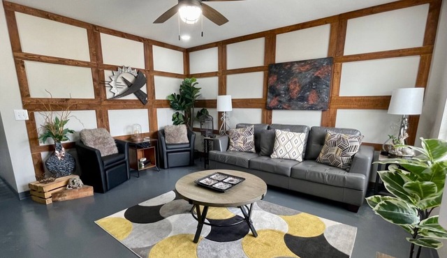 Take a trip to the Industrial Age in this centrally-located townhome.
