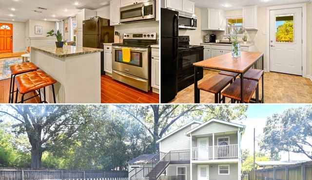 Two Kitchens|Balcony|Mid-City|Gated Yard|Best