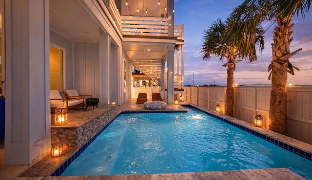 Walk to Beach Access Luxury Home w/Pool & Games