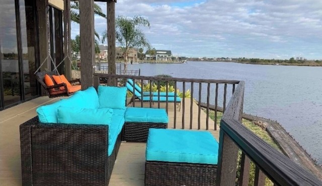 Waterfront by Nassau Bay’s popular party cove
