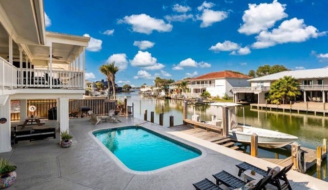 Waterfront Home w/Private Pool | Key Allegro | 5BR · Sleeps 14