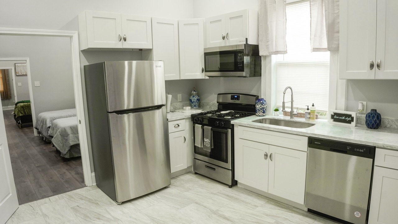 Photo of Kitchen in U.S. Naval Base