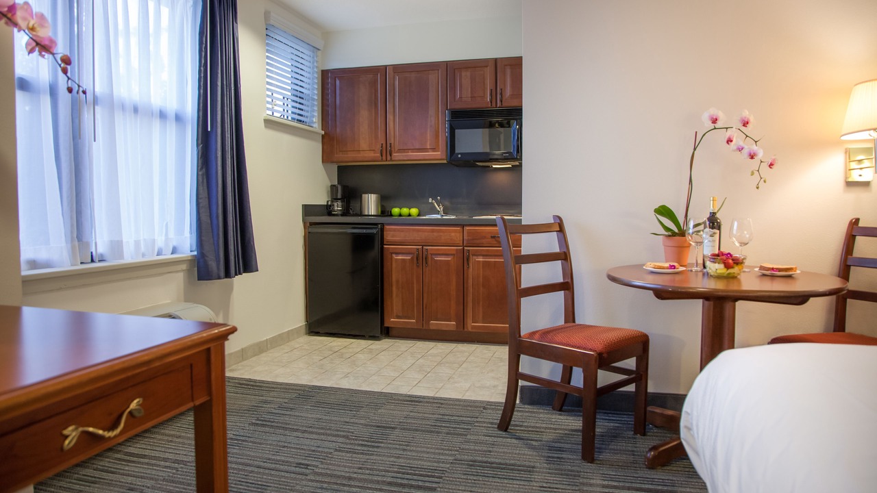 Photo of Kitchen in U.S. Naval Base