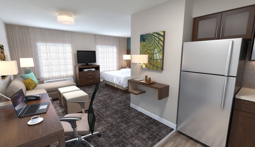 Studio Suite, 1 King Bed, Accessible Bathtub (Mobility)