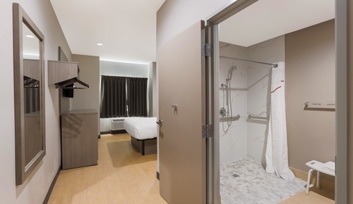 Deluxe Room, 1 Queen Bed, Accessible, Non Smoking (Roll-In Shower)