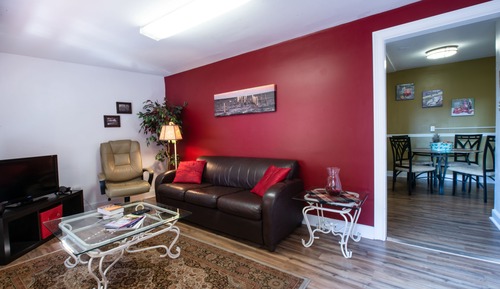 Apartment, 1 Bedroom, Kitchen, Courtyard Area