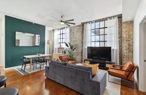 Arts/Warehouse District Apartment | Stylish Industrial Loft in Warehouse District