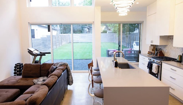 Chic Modern Home with Huge Backyard for Events