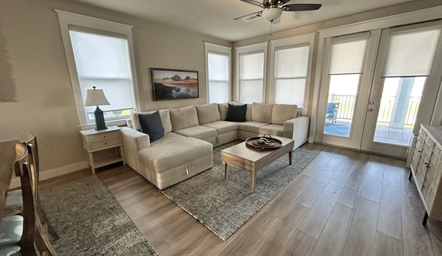 Beachfront at Pointe West. Walk to the beach and the club all just steps away!